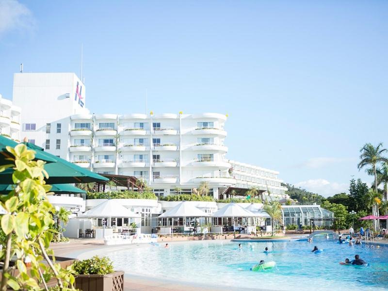 Okinawa Kariyushi Beach Resort Ocean Spa Onna Extérieur photo